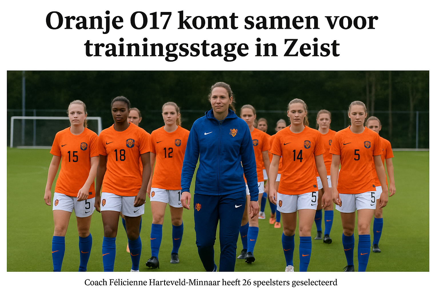 Oranje Vrouwen O17