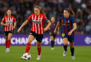 PSV Vrouwen Women Champions League tegen Manchester United